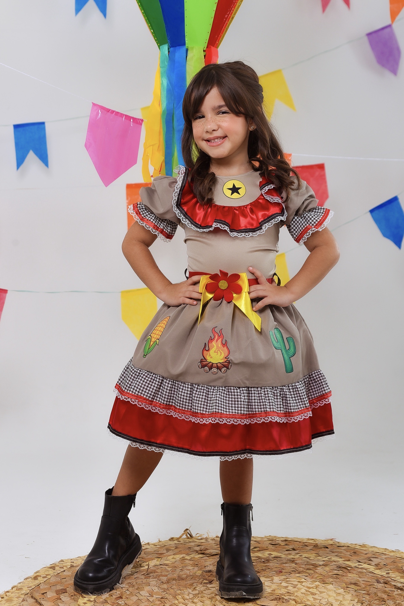 penteado maria bonita fácil infantil