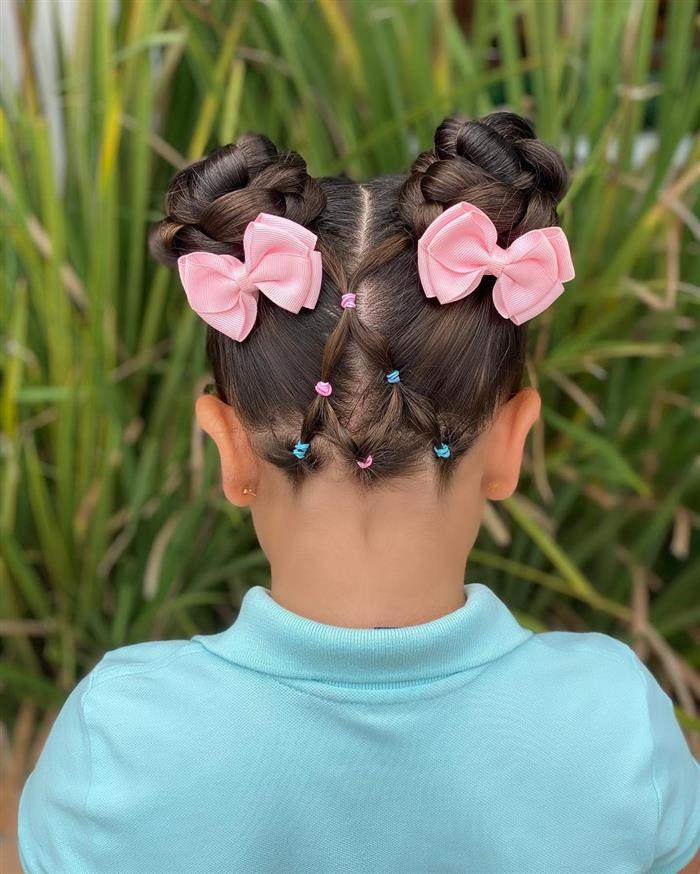 penteado maria bonita fácil infantil