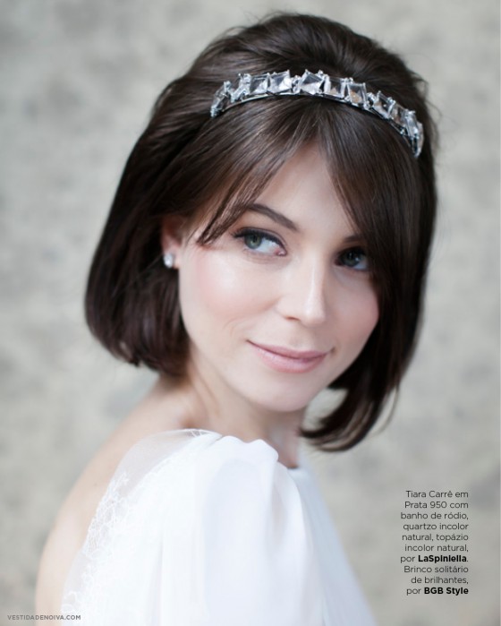 Tendências de Penteados para Noivas de Cabelo Curto em Casamentos ao Ar Livre