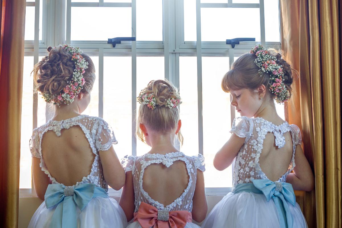 cabelo infantil praia