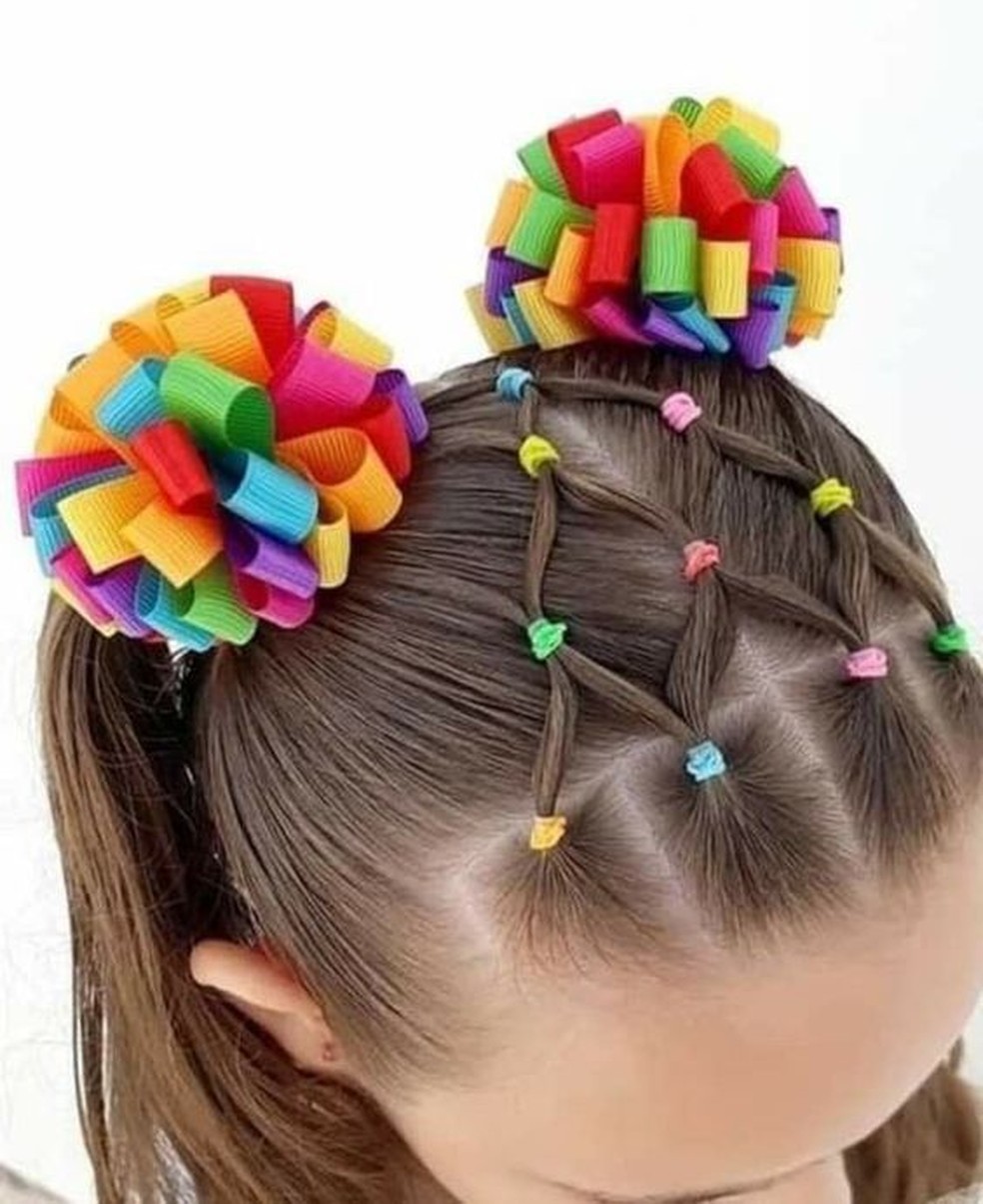 penteado caipira criança