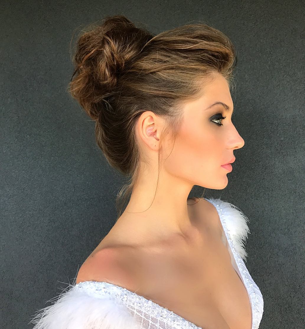 penteados presos para festa inspiração