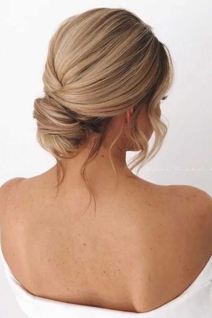 penteado preso para festa