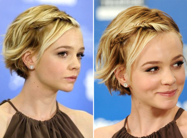 Passo a Passo: Penteado Semipreso com Trança Lateral para Cabelos Curtos