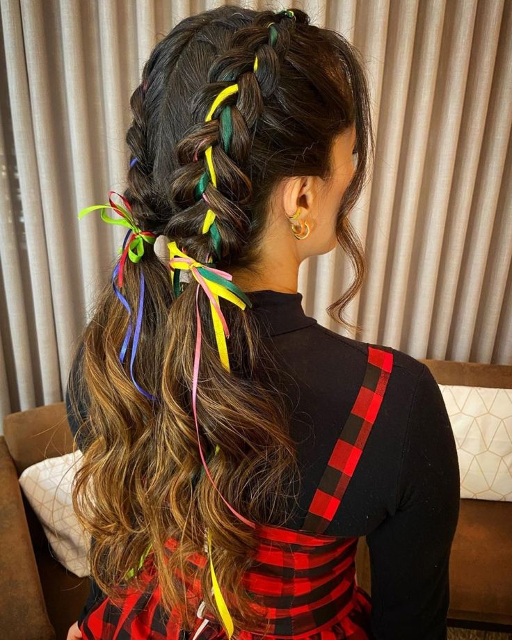 trança nagô infantil festa junina