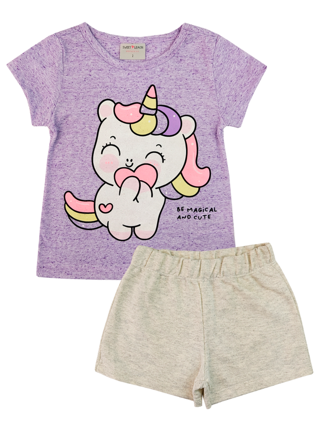 penteado unicórnio infantil com trança