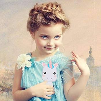 penteado unicórnio infantil passo a passo