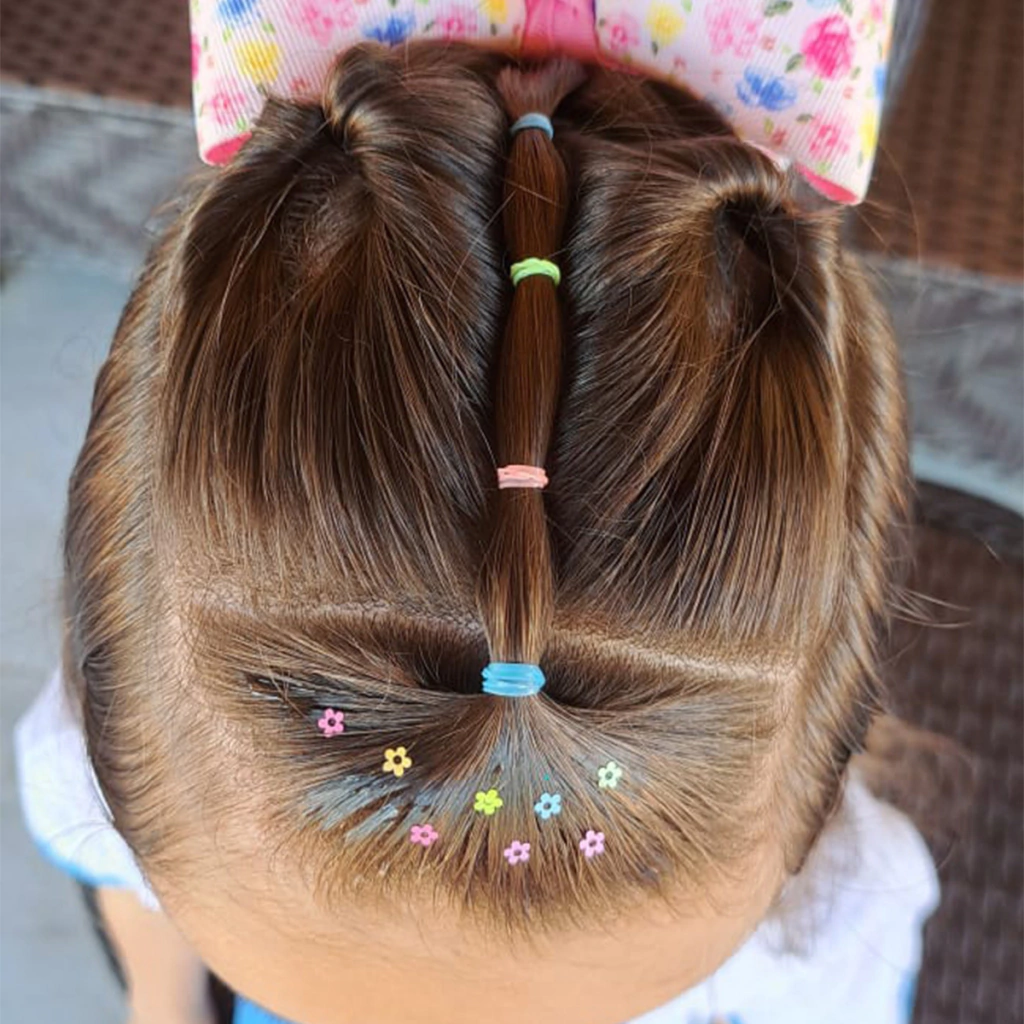 cabelo unicórnio infantil fácil