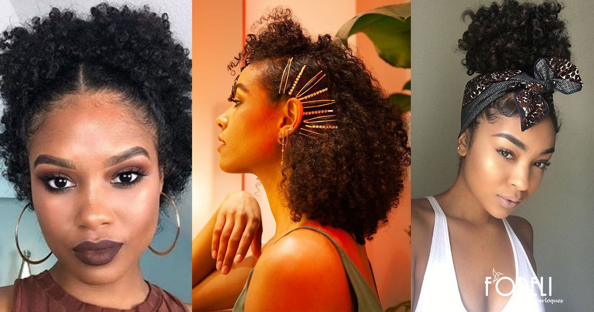 melhores penteados afros para festas e eventos
