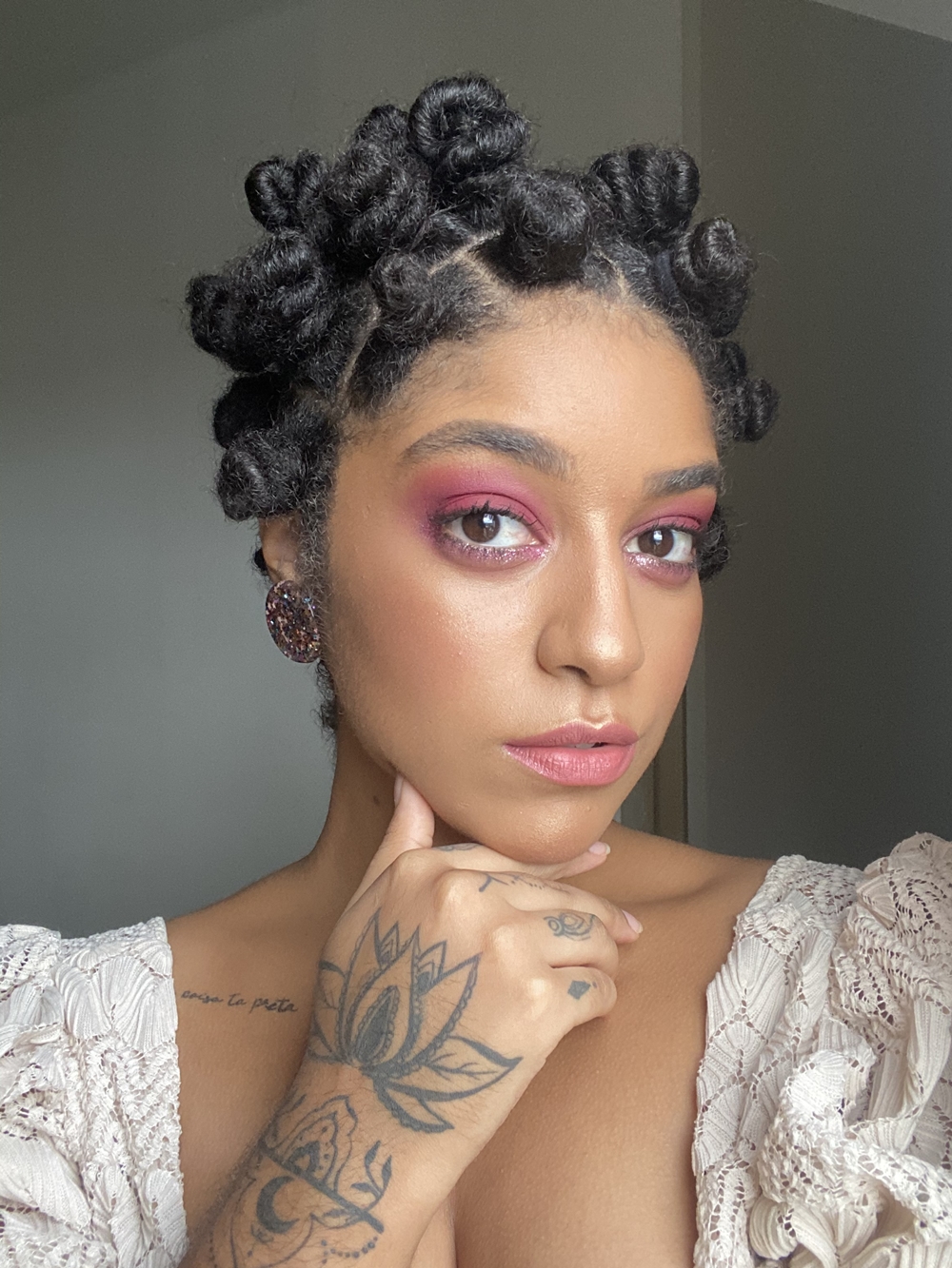 melhores penteados afros para festas e eventos