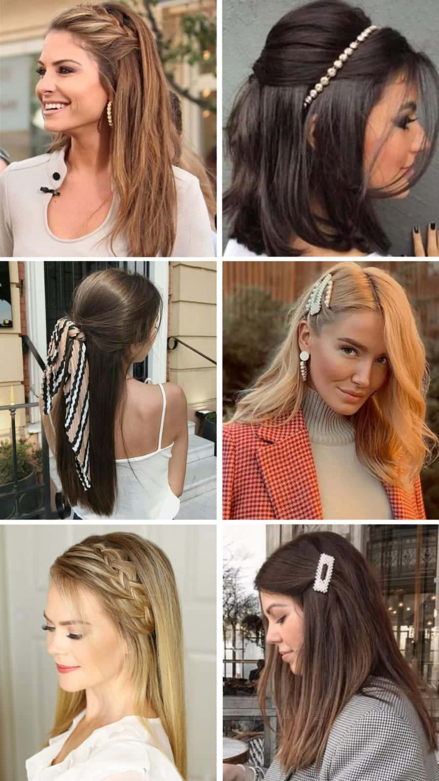 penteados cabelo solto liso rápido