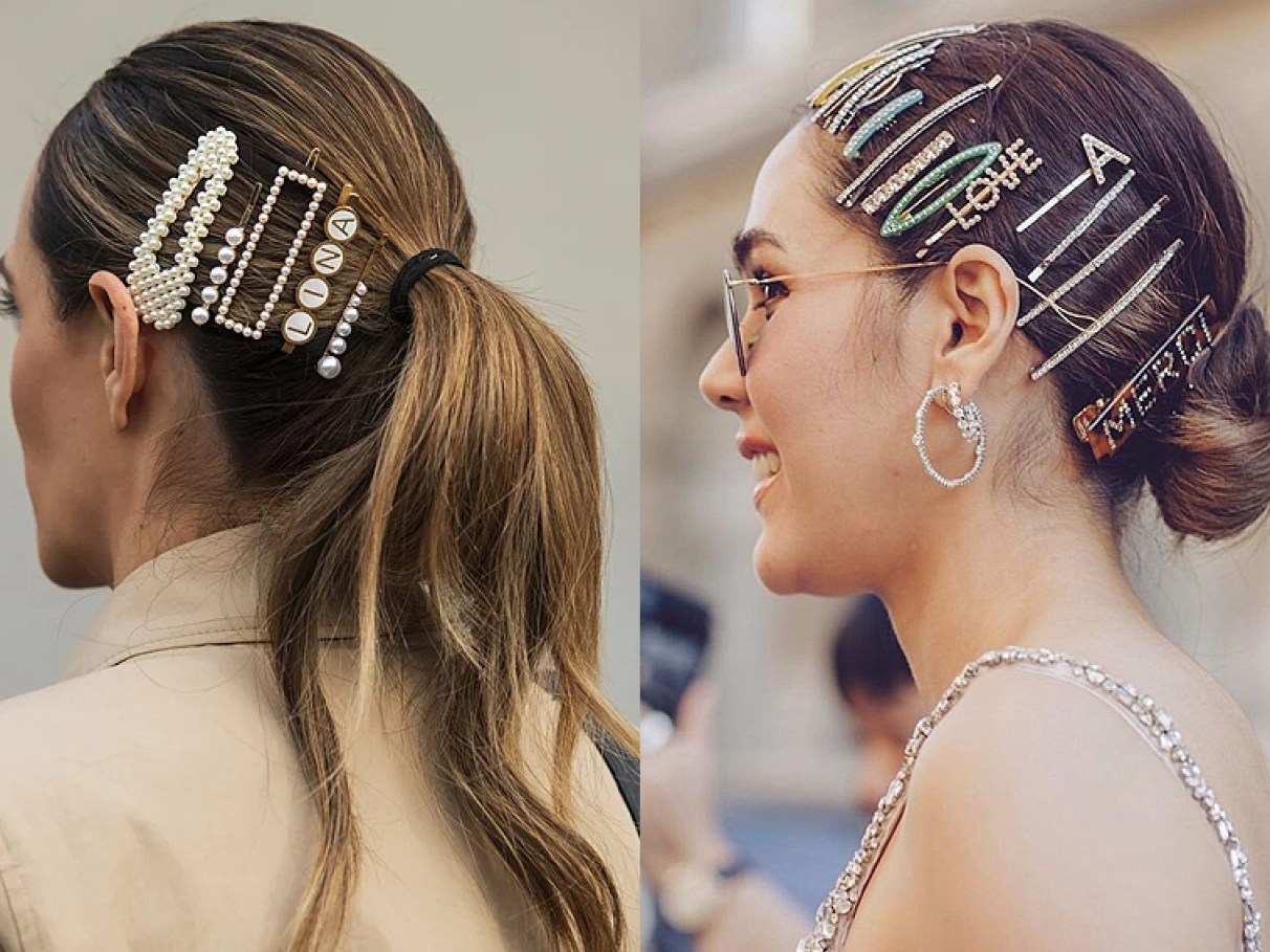 penteados com presilhas