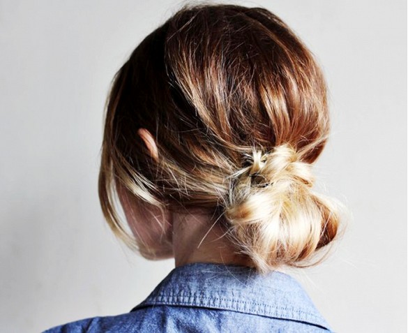 como fazer coque alto polido em cabelo sujo passo a passo