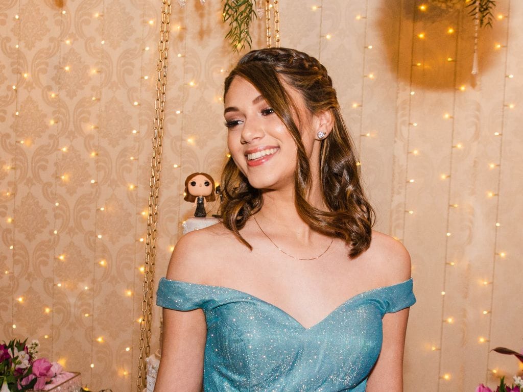 penteado para aniversário infantil ao ar livre