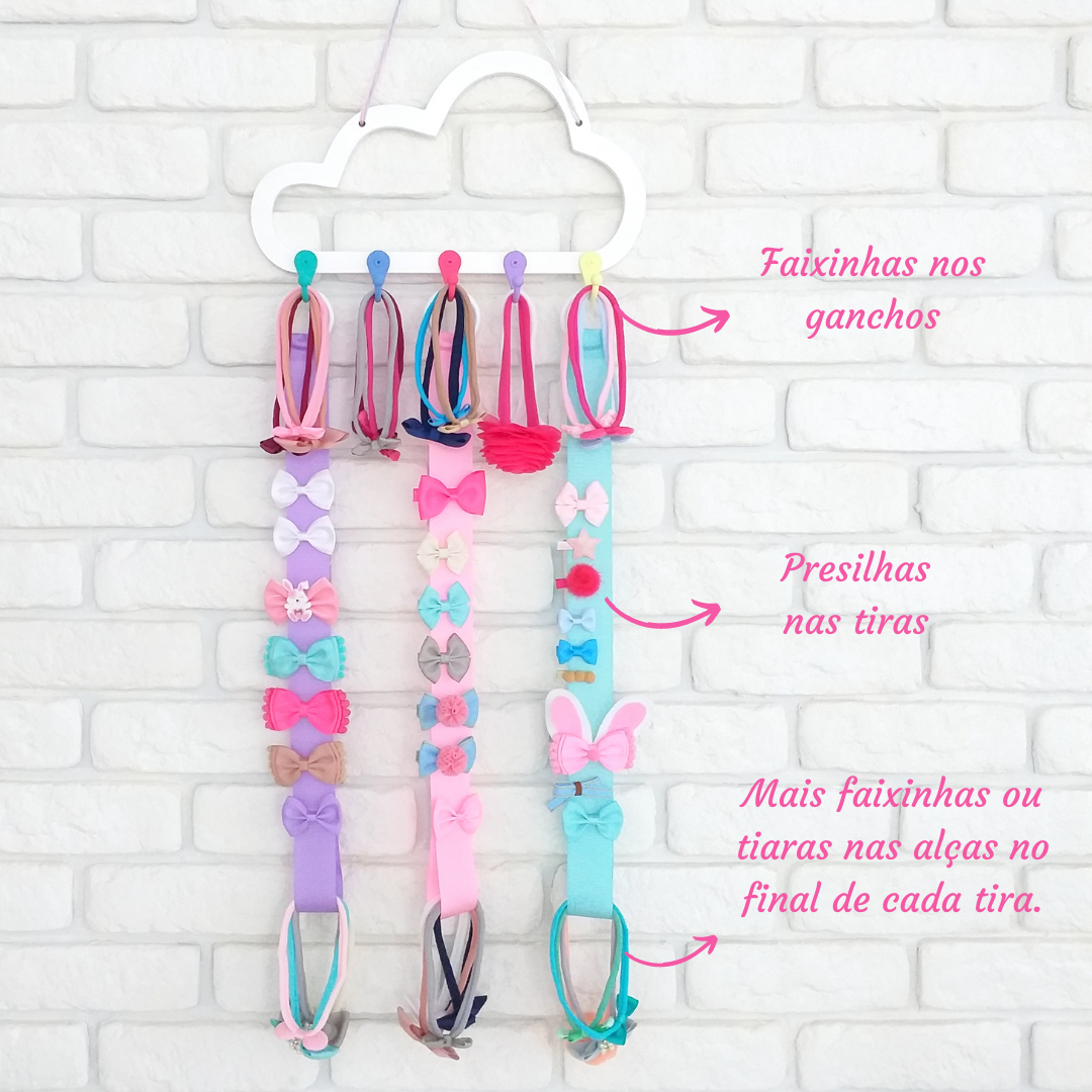 DIY: Como Fazer Seu Próprio Porta Faixas de Cabelo para Bebê