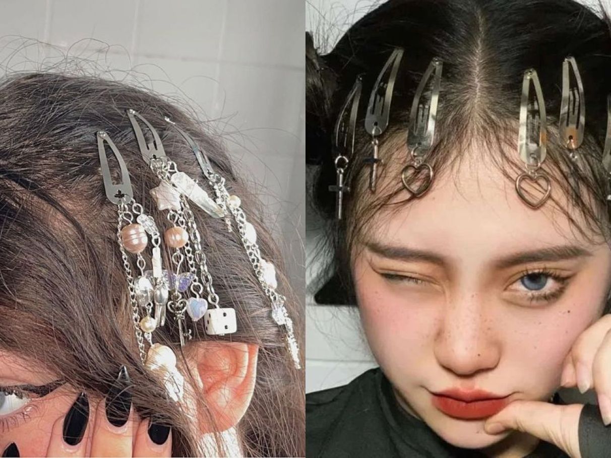 presilhas de cabelo tendencia