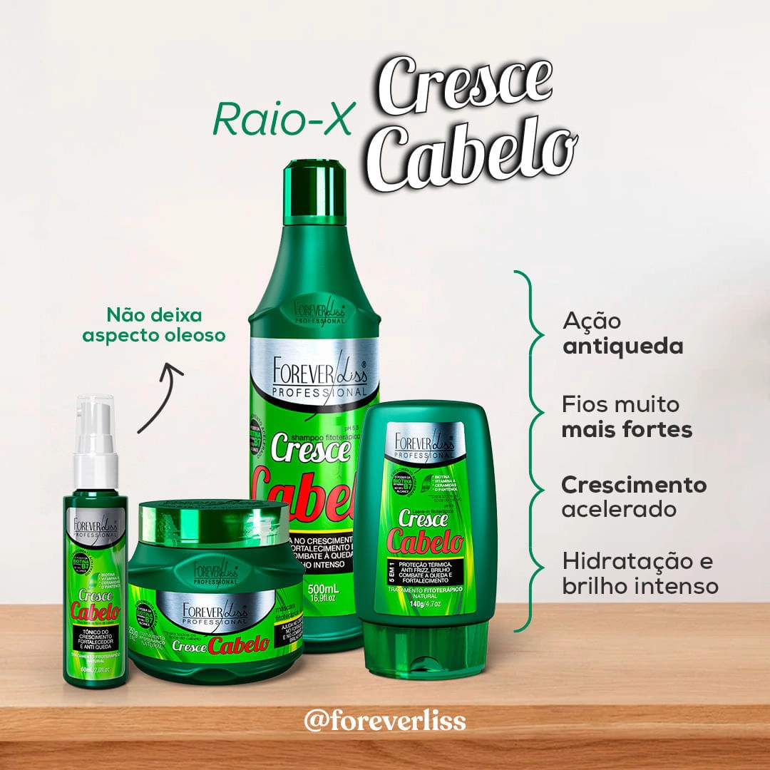 produtos para acelerar crescimento do cabelo