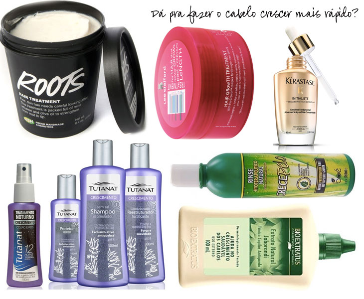 produtos para acelerar crescimento do cabelo