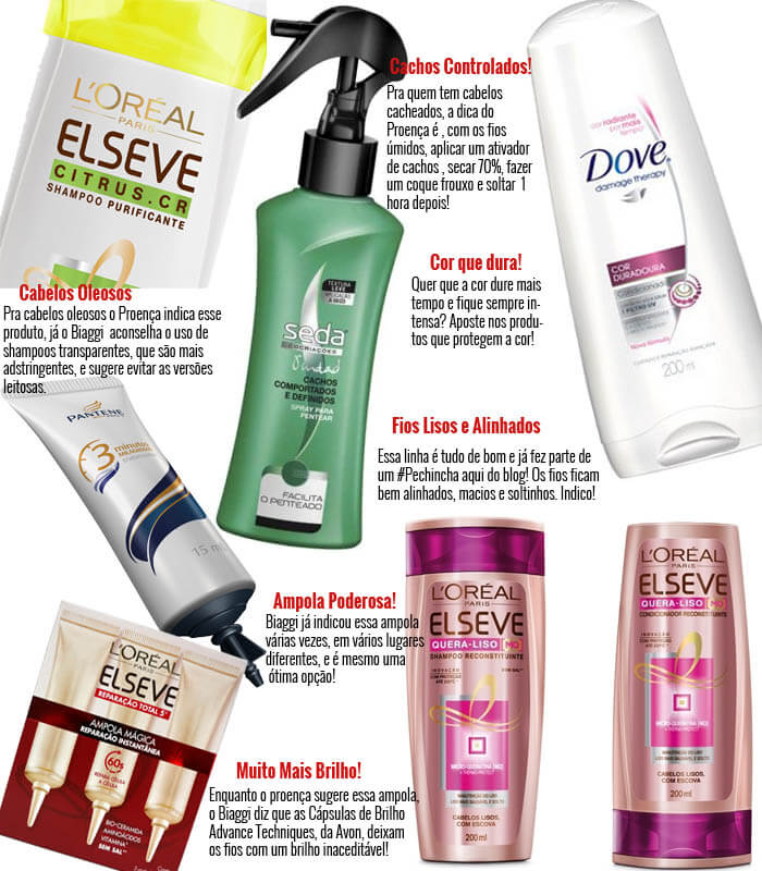 produtos para cabelos com luzes baratos