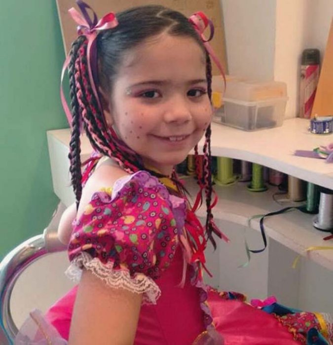 penteado junino infantil para cabelo curto