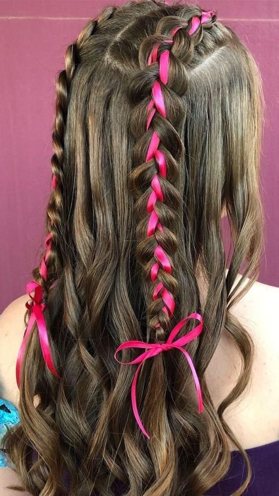 ideias penteado junino infantil para quadrilha