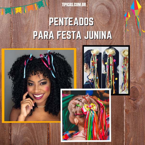 penteado junino infantil vs penteado junino adulto