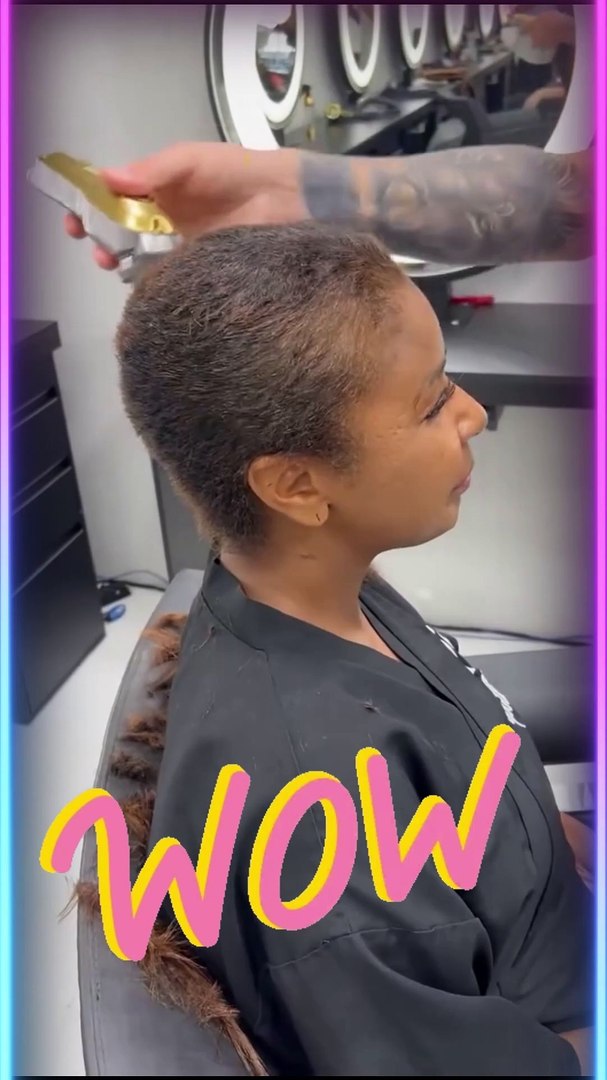 raspar o cabelo feminino