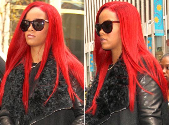 cabelo vermelho rihanna vs outras celebridades