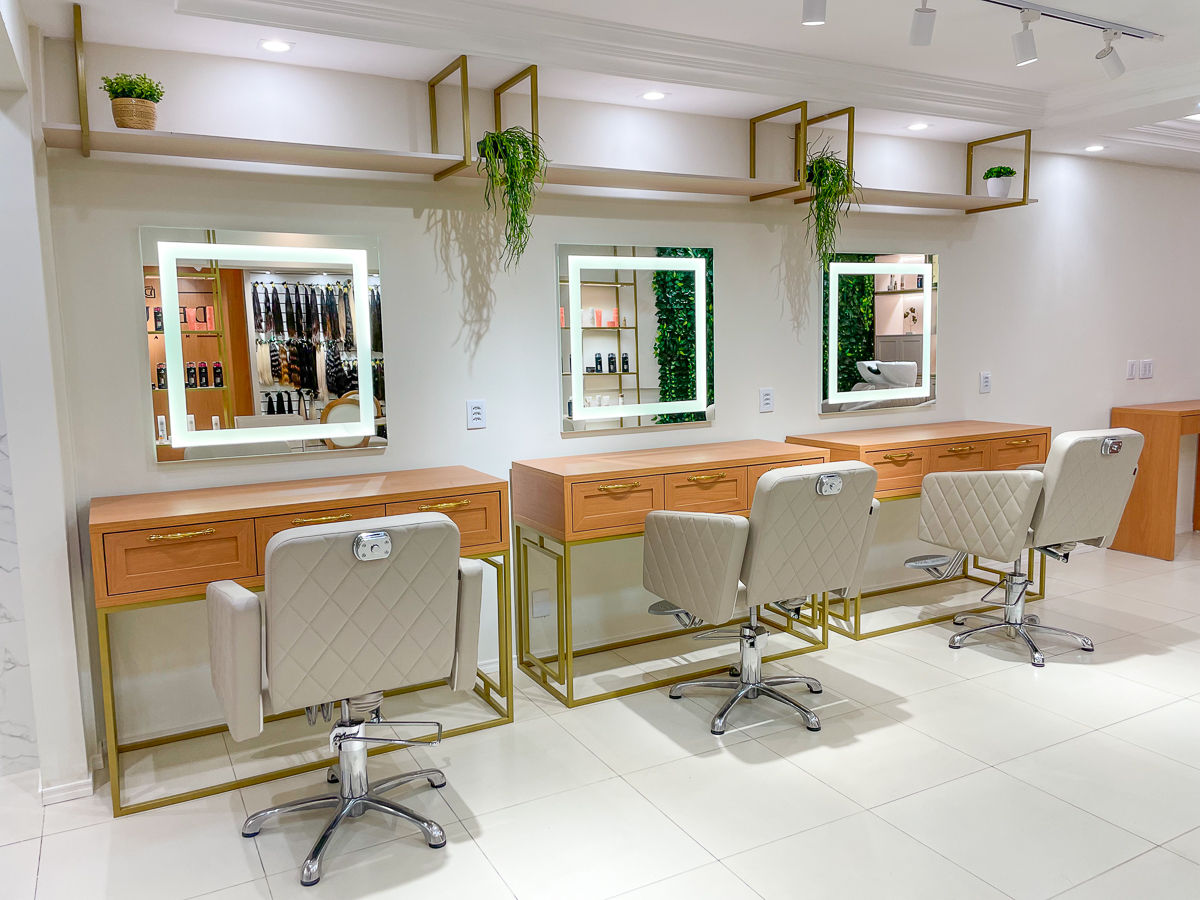 Salão de luxo para mega hair São Paulo