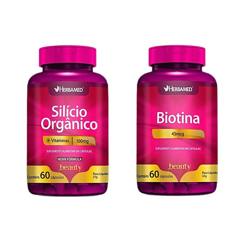 Suplemento capilar com biotina e silício preço