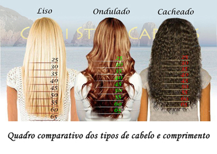 tabela de cabelo 50 cm