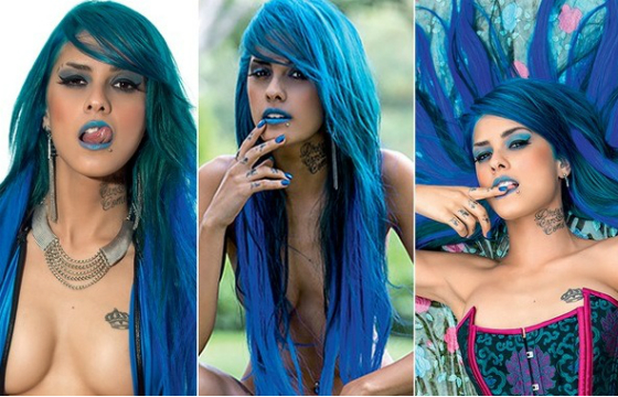 A História por Trás do Cabelo Azul Icônico de Tati Zaqui