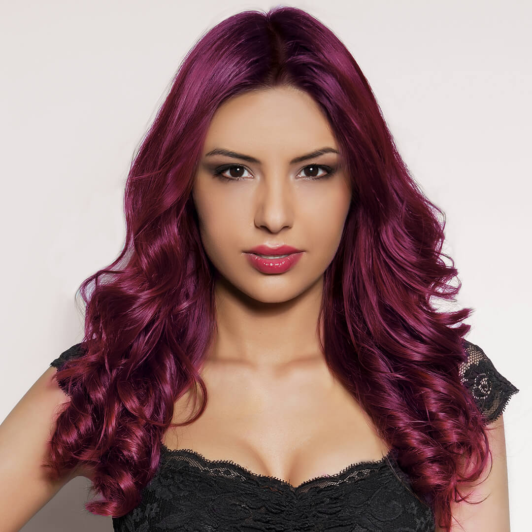 tinta cor marsala para cabelo