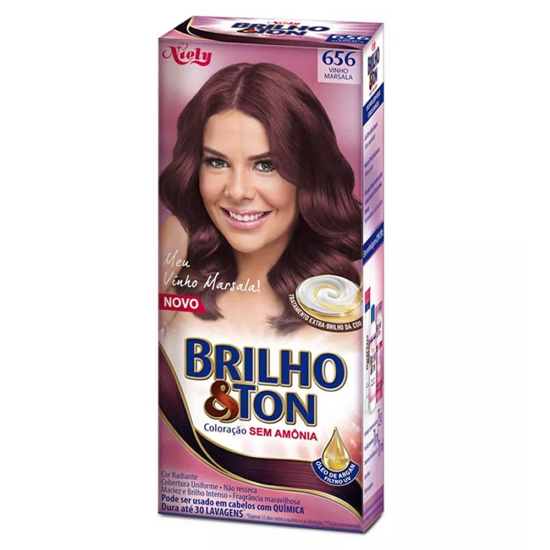 tinta cor marsala para cabelo