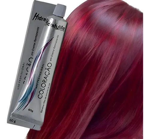 tinta cor marsala para cabelo