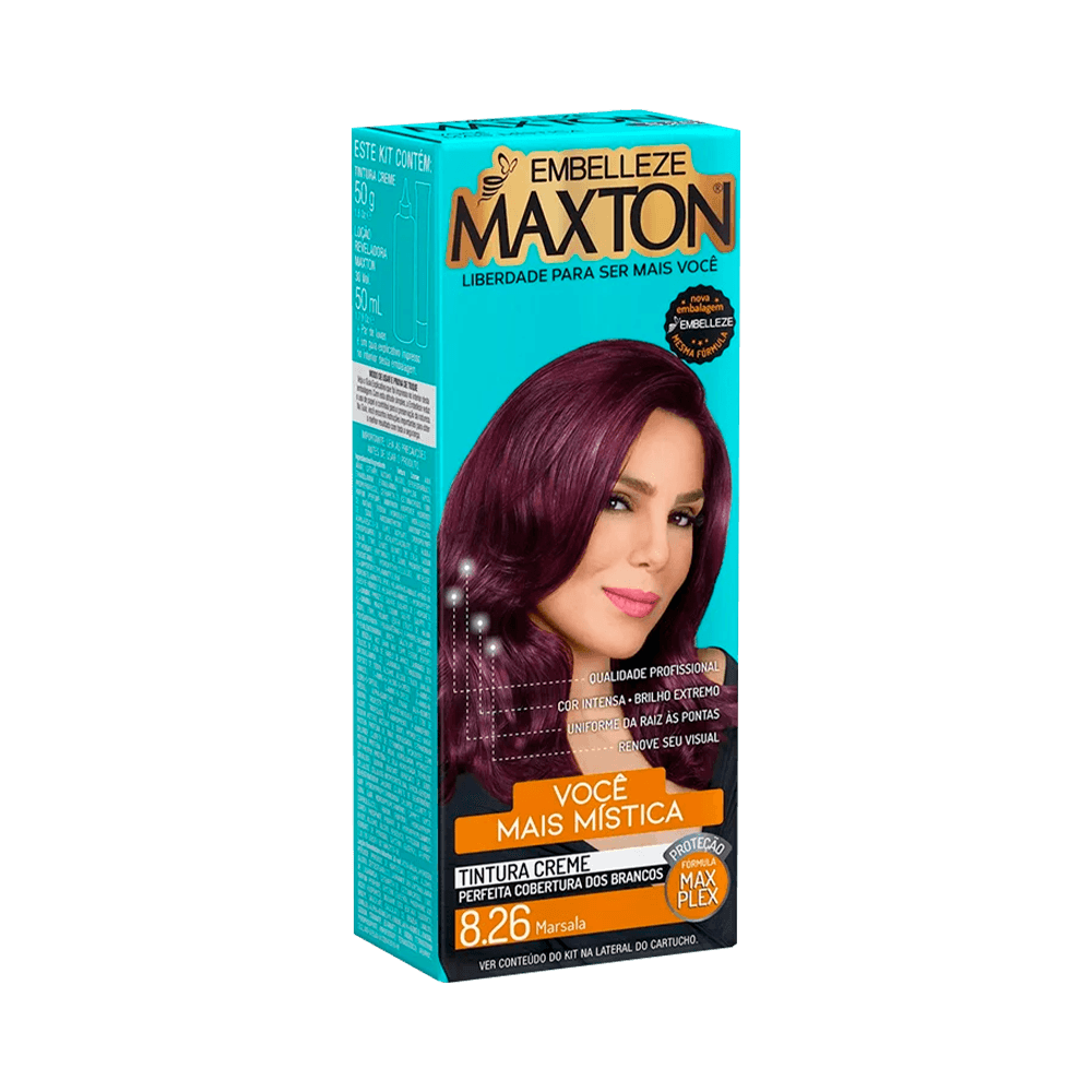tinta cor marsala para cabelo
