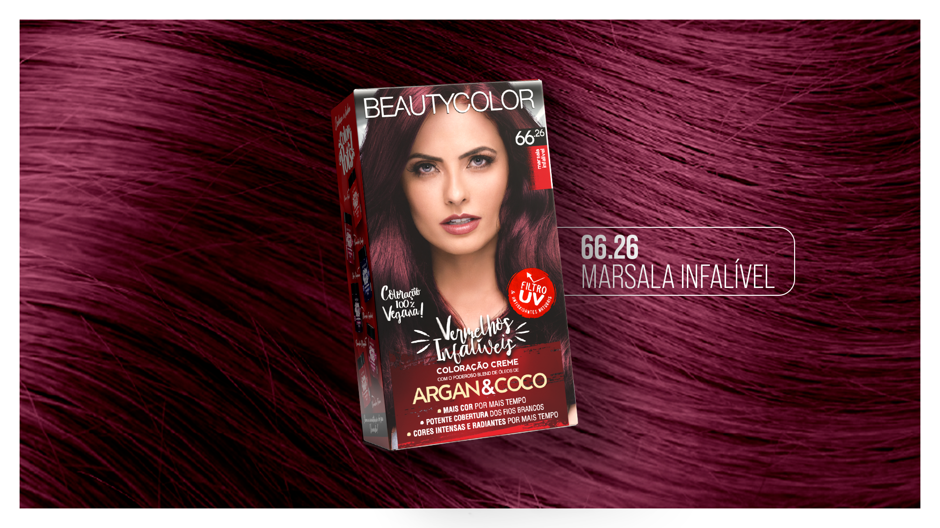 tinta cor marsala para cabelo