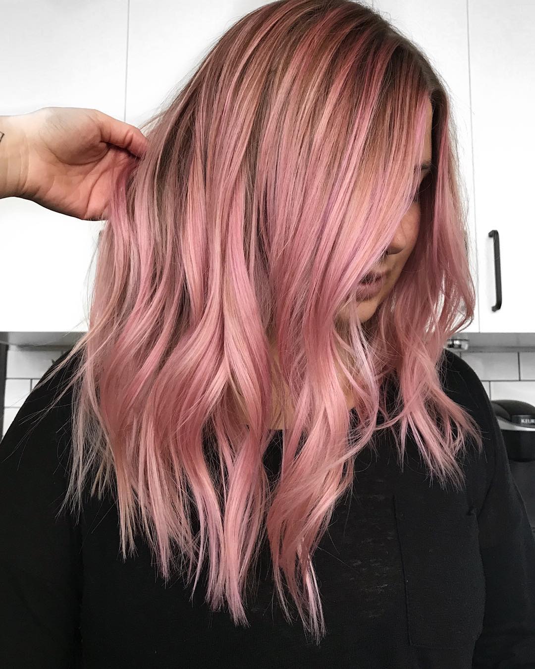 Tinta Rosa Para Cabelo