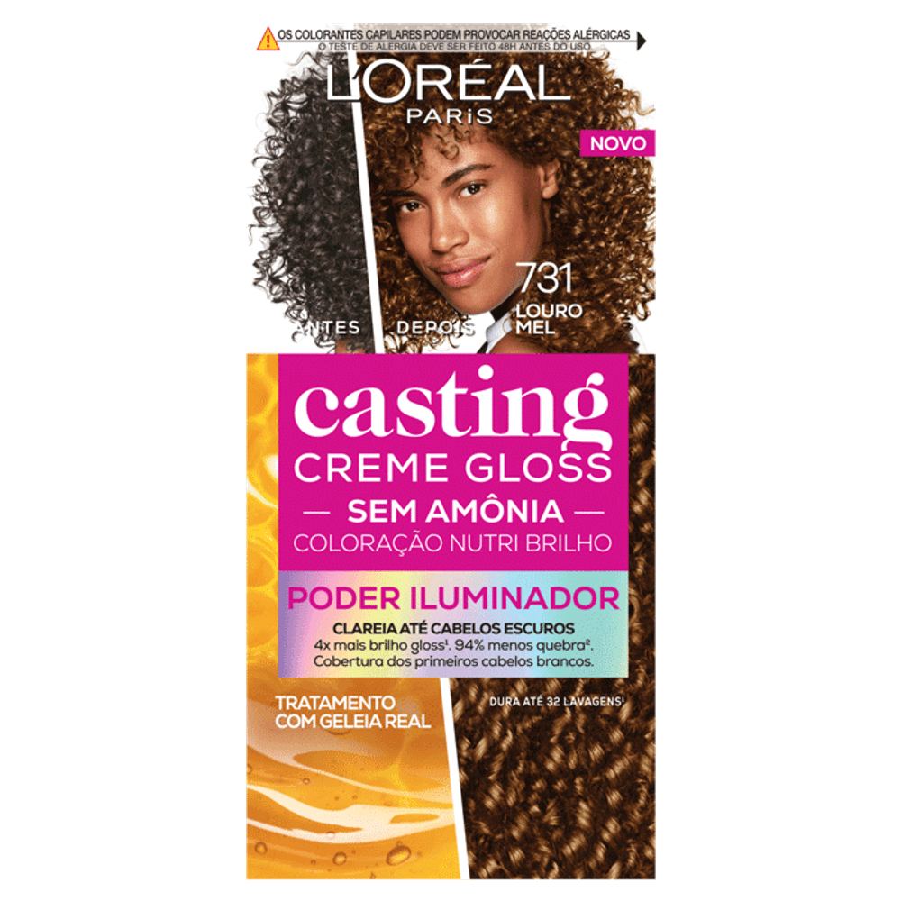 tintura de cabelo cor mel