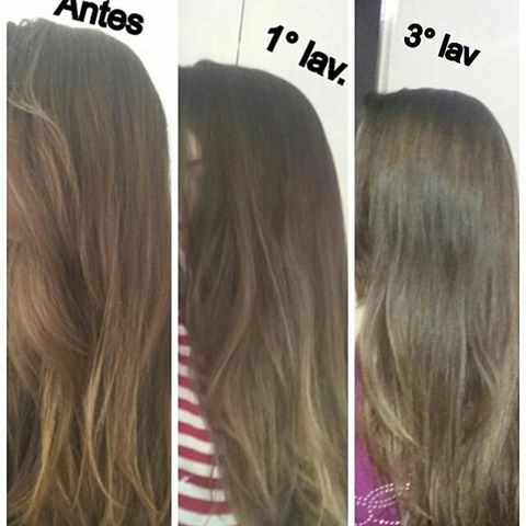 Tio Nacho clareador funciona em cabelo castanho escuro