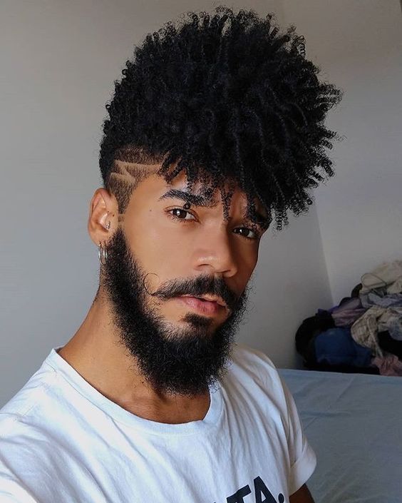 cortes de cabelo crespo masculino