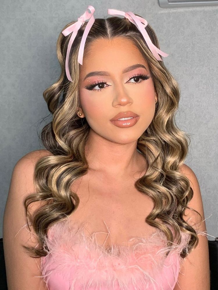 como fazer laço de cabelo de fita de cetim