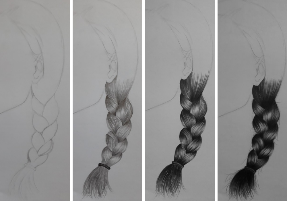 ideias de traços de cabelo para festas