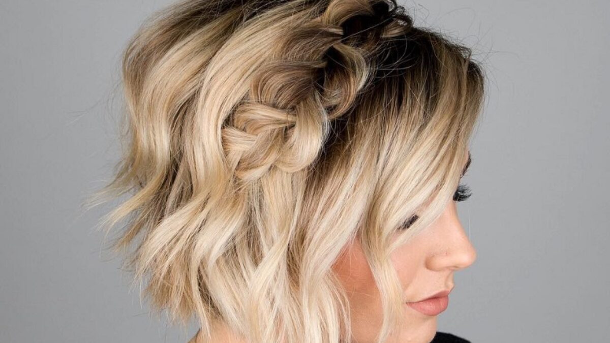 trança lateral cabelo curto cacheado passo a passo