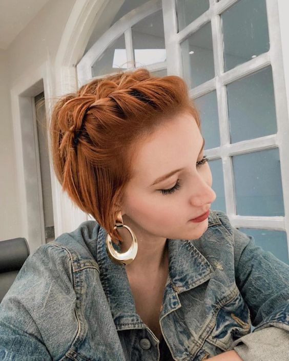 como evitar que a trança lateral cabelo curto desfaça