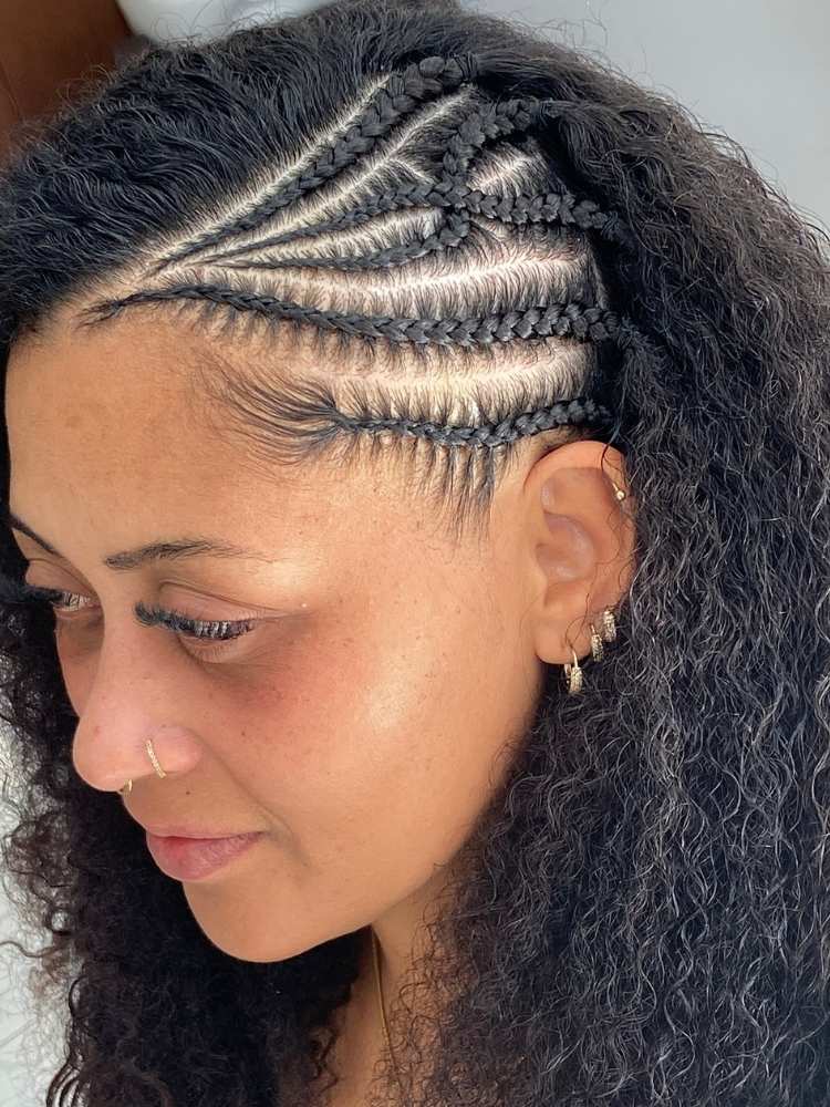melhores tranças laterais cabelo solto para festas