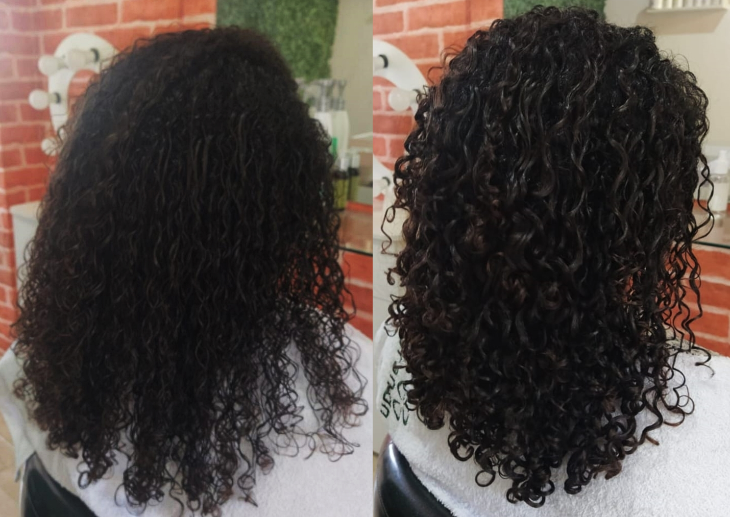 Tratamento de ozônio para cabelos cacheados