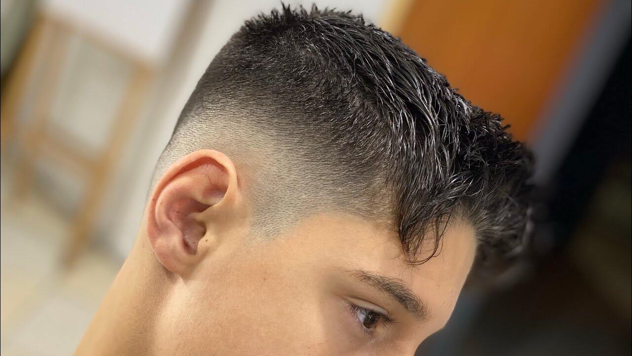 melhores cortes low fade em v masculino